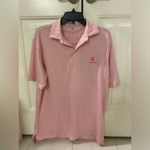 Peter Miller Mens Pink Polo Shirt